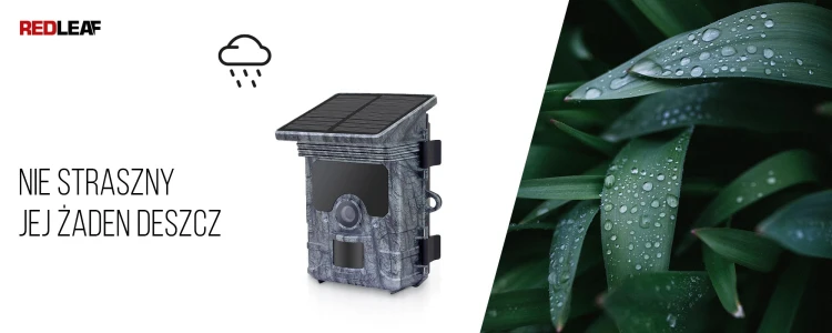 Fotopułapka z panelem słonecznym Redleaf RD7000 WiFi kamera-227068