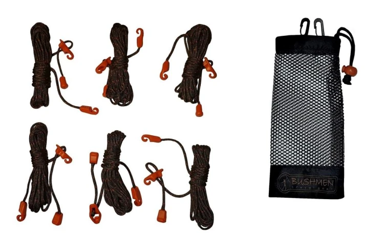 Napinacze do tarpów 6 szt Ultralight Bushmen-227102