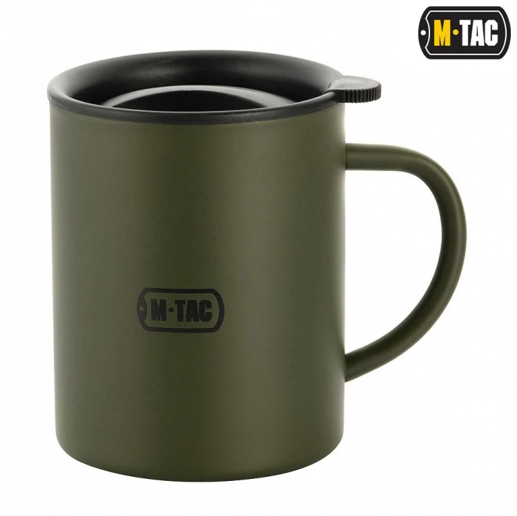 Kubek termiczny 400 ml M-Tac oliwkowy stalowy-227163