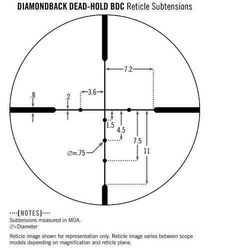 Luneta celownicza Vortex Diamondback 3.5-10x50 1'' BDC - powystawowa-227606