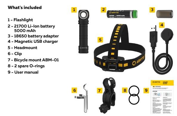 Latarka czołowa ArmyTek Wizard PRO MAX C2 White Magnet 4000 lm-227734