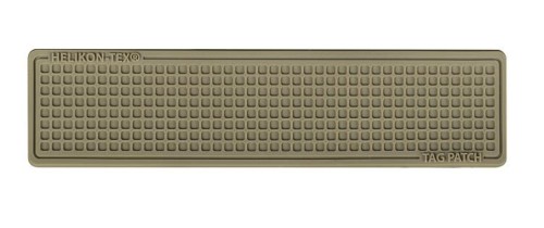 Emblemat Tag Patch Rubber 100x25mm  3szt. PVC Coyote-227751