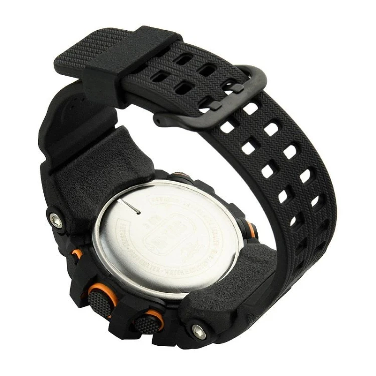 Zegarek taktyczny M-Tac Adventure barometr black/orange 50005035-228308