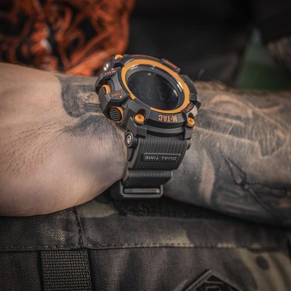 Zegarek taktyczny M-Tac Adventure barometr black/orange 50005035-228309