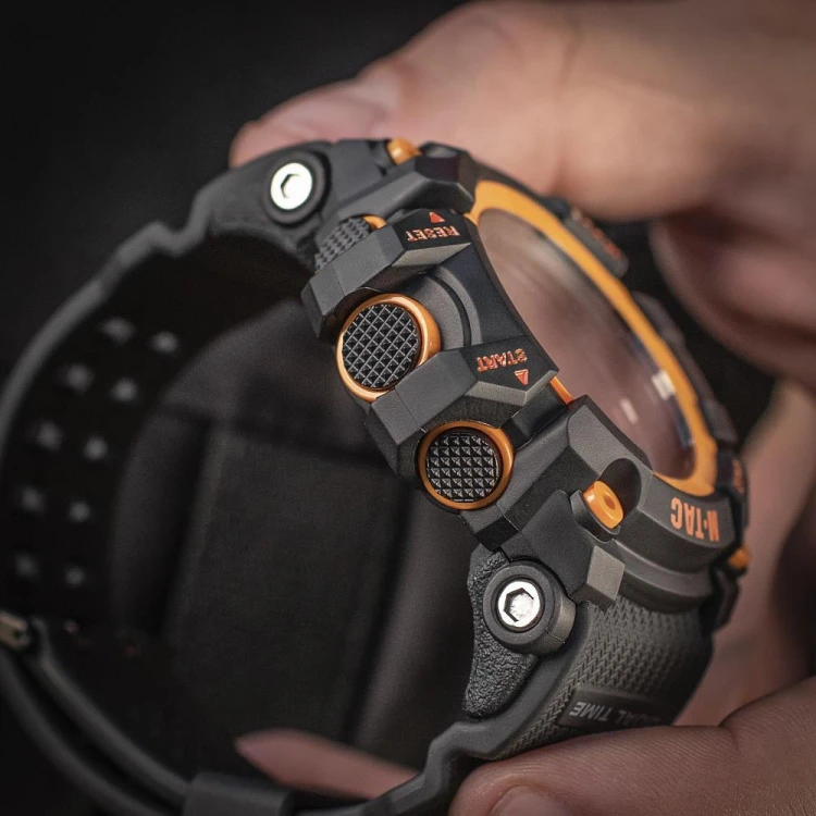 Zegarek taktyczny M-Tac Adventure barometr black/orange 50005035-228310