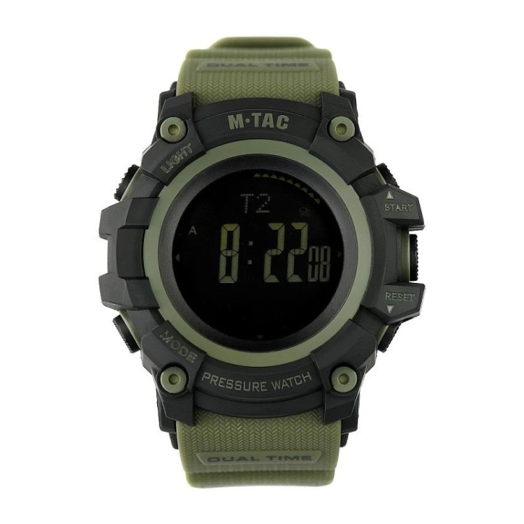 Zegarek taktyczny M-Tac Adventure barometr black/olive 50005001-228311