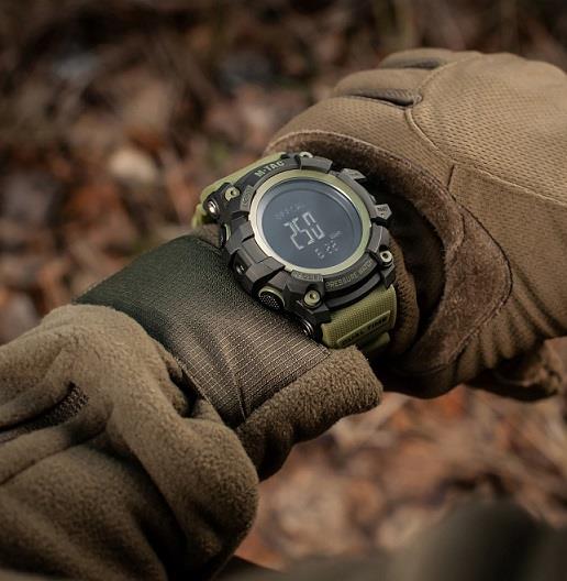 Zegarek taktyczny M-Tac Adventure barometr black/olive 50005001-228314