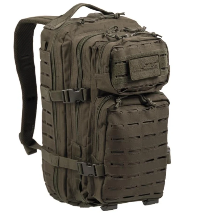 Plecak LASER CUT ASSAULT BACKPACK SM zielony Mil-Tec 20L-228551
