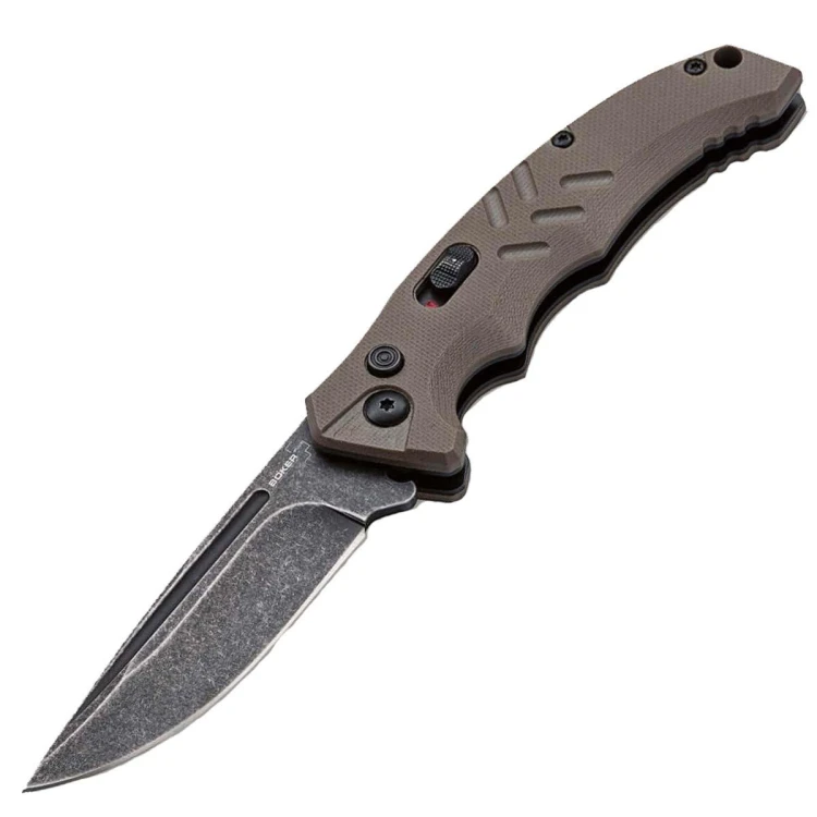 Nóż sprężynowy Boker Plus Intention II Coyote 01BO483-228717