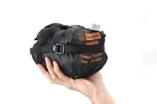 Lekki Śpiwór Jungle bag black Snugpak prawy zamek letni RZ 900g-228730