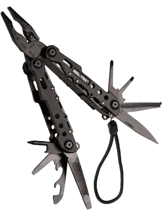 Duży Multitool wojskowy czarny Mil-Tec 15406102 etui-228747
