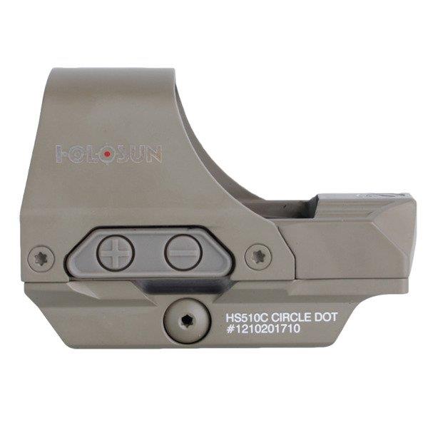 Holosun Kolimator Open Reflex HS510C Multi Reticle Solar Panel, Flat Dark Earth-228809