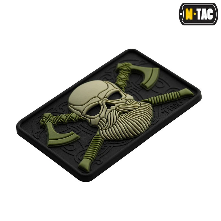 M-Tac naszywka Bearded Skull 3D PVC olive emblemat-228917