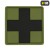 M-Tac naszywka Medic Cross Square 3D PVC olive emblemat-228920