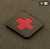 M-Tac naszywka Medic Cross Laser Cut olive red emblemat-228922