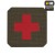 M-Tac naszywka Medic Cross Laser Cut olive red emblemat-228923