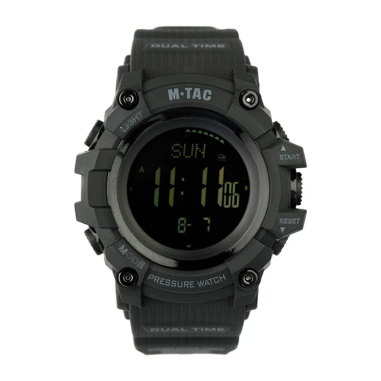 Zegarek taktyczny M-Tac Adventure barometr black 50005002-229034