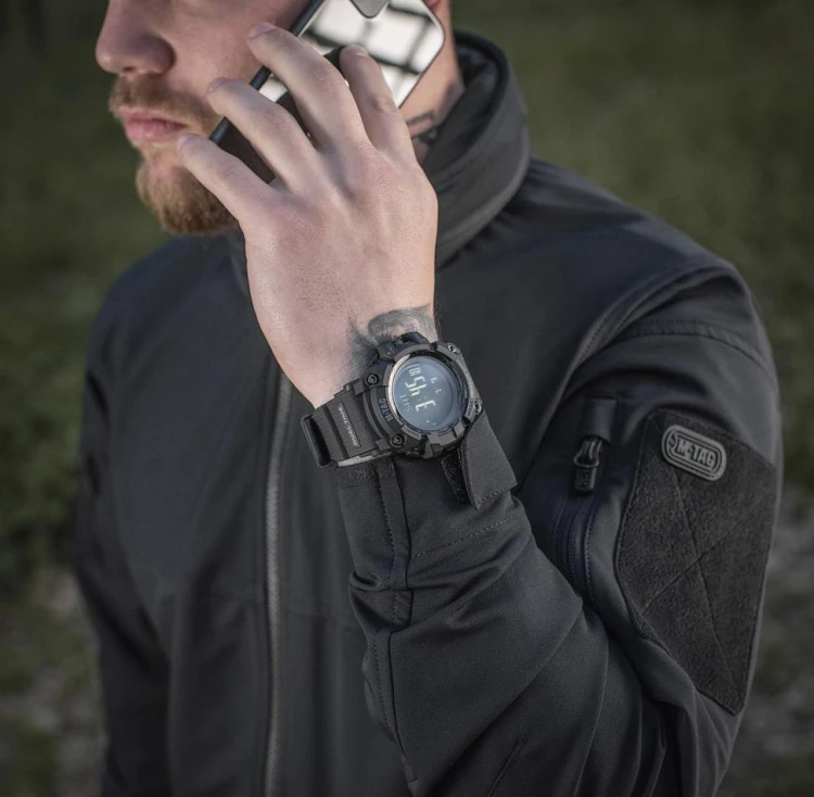 Zegarek taktyczny M-Tac Adventure barometr black 50005002-229035