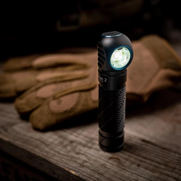 Latarka czołowa i kątowa Olight Perun 2 Cool White Kit z opaską - 2500 lm-229054