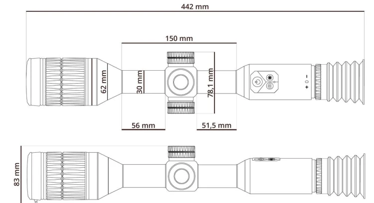 Celownik noktowizor HIKMICRO by HIKVISION Alpex A50T 850 nm-229312