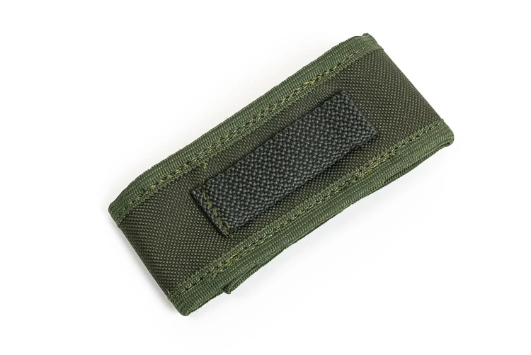 Etui na scyzoryk, nóż składany - Bistana, oliwkowy-229335