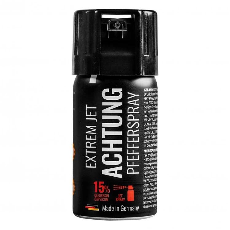 Gaz pieprzowy Achtung eXtrem Jet 15% OC strumień 40 ml - 1 szt-229444