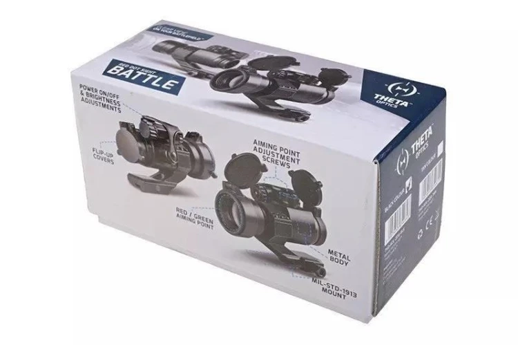 Replika kolimatora Battle kolimator Theta Optics™ tan-229710