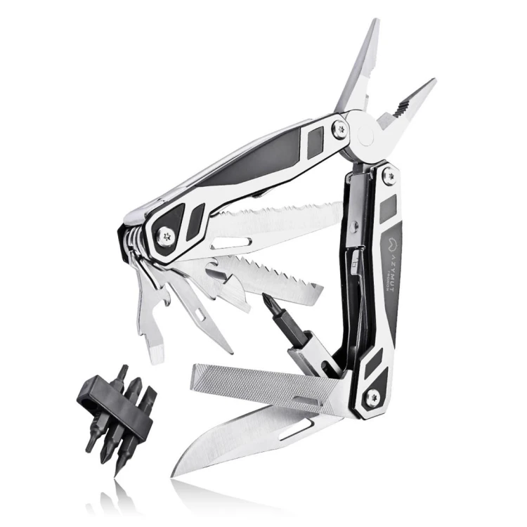 Multitool AZYMUT Trohon, 12 narzędzi,  8 bitów, kabura-229820