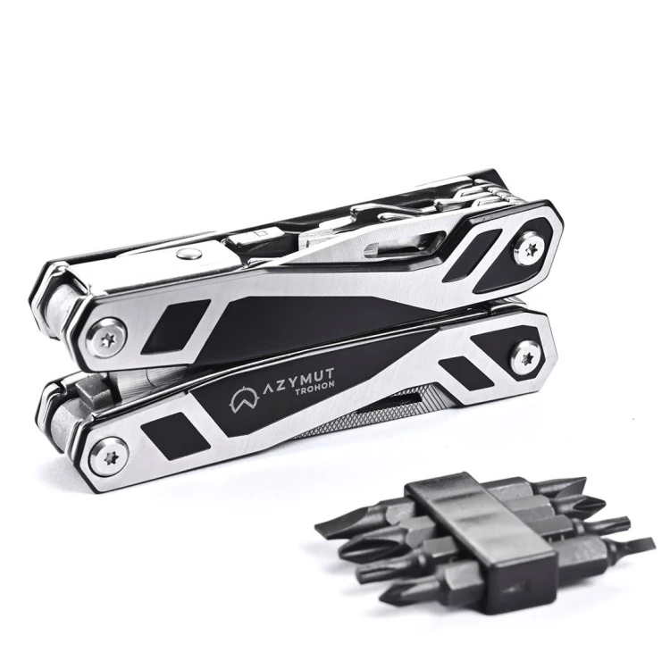 Multitool AZYMUT Trohon, 12 narzędzi,  8 bitów, kabura-229821