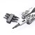 Multitool AZYMUT Trohon, 12 narzędzi,  8 bitów, kabura-229824