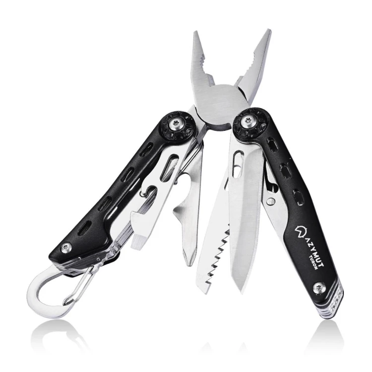Multitool AZYMUT Turon, 10 narzędzi, karabinek, kabura-229827