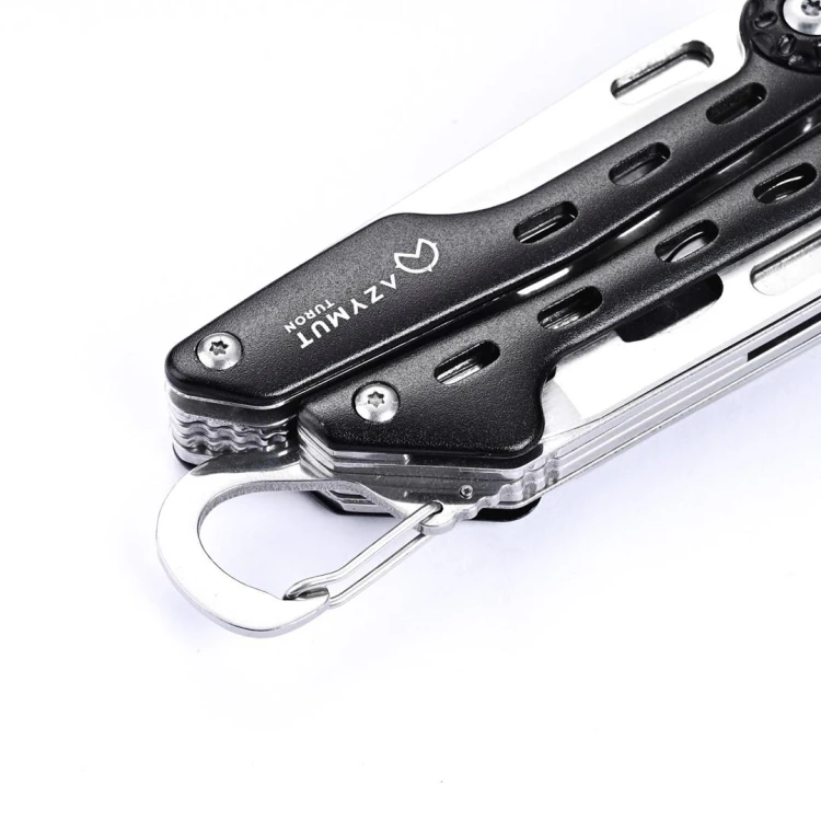 Multitool AZYMUT Turon, 10 narzędzi, karabinek, kabura-229830