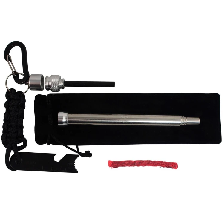 Krzesiwo Bushmen Trapper Set - iskrownik, dmuchawka, rozpałka-229913