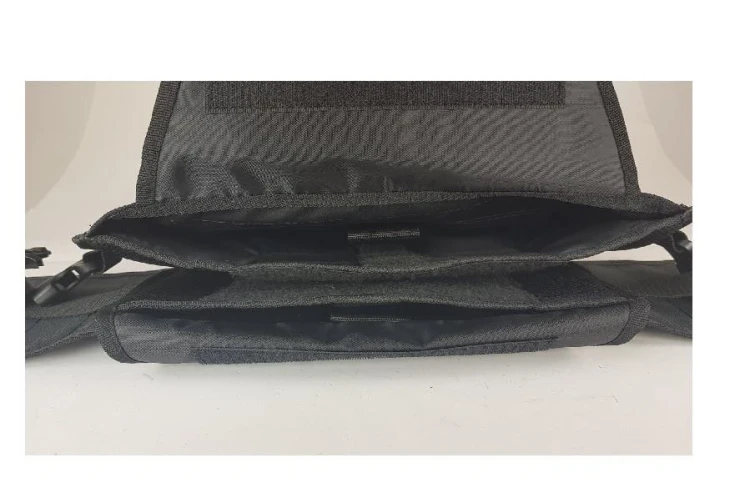 Kamizelka taktyczna na wkłady balistyczne kuloodporne 25x30 czarna-229990