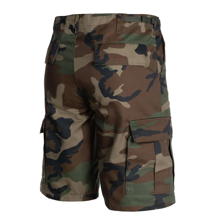 Krótkie spodenki US woodland Mil-Tec, wyprzedaż rozm. XS-230099
