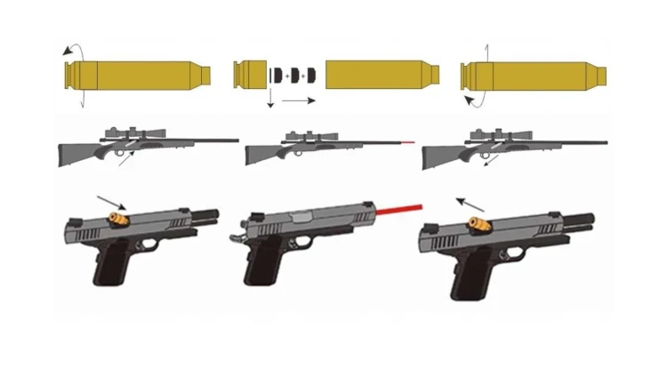 Laser nabój treningowy 9 mm-230194