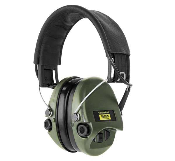 Słuchawki aktywne Sordin Supreme PRO X zielone SOR75302-X/L-G-S-230356