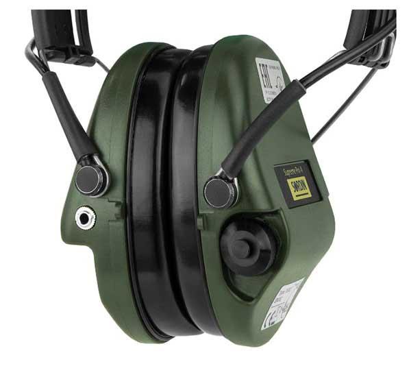 Słuchawki aktywne Sordin Supreme PRO X zielone SOR75302-X/L-G-S-230357