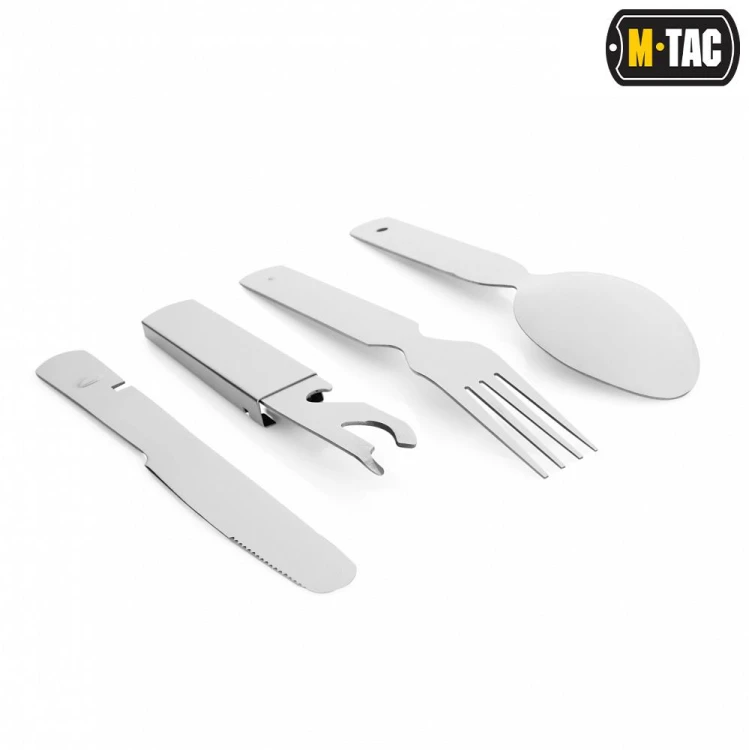 Niezbędnik Large M-Tac Zestaw - sztućce turystyczne, stal-230394