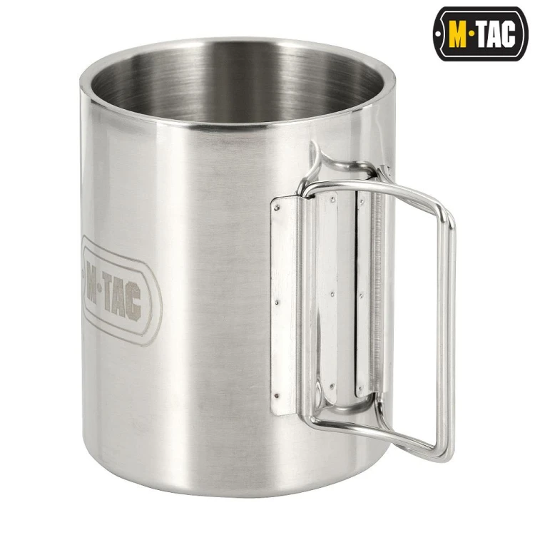 Kubek Termiczny 450 ml składany uchwyt stalowy-230397