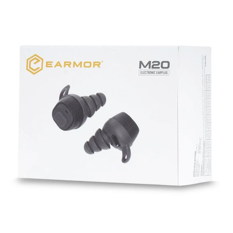 Aktywne ochronniki słuchu M20 Earmor - M20-BK czarne-230475