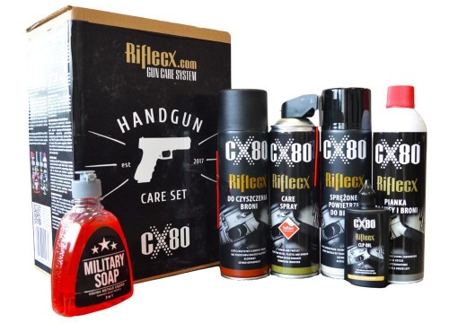 Riflecx Zestaw do konserwacji i czyszczenia broni krótkiej Handgun set-230489