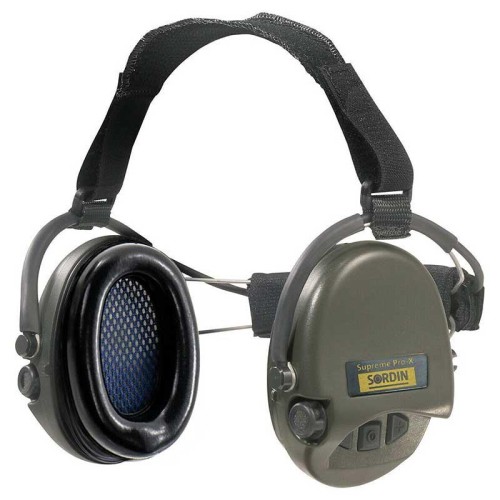Słuchawki aktywne Sordin Supreme PRO X nakarkowe zielone SOR76302-X-S-230571
