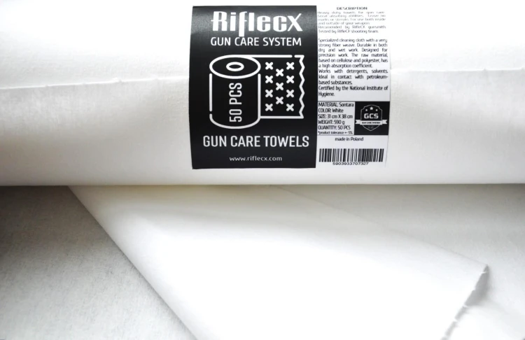 Riflecx Gun Care Towels 50szt czyściwo do broni-230575