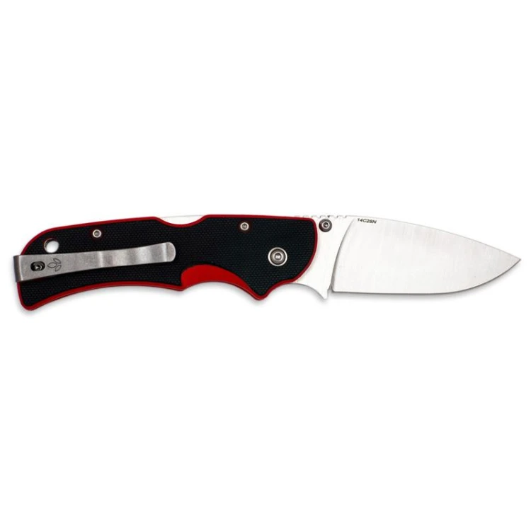 Nóż Manly City Black & Red 14C28N one hand 01ml078-230606