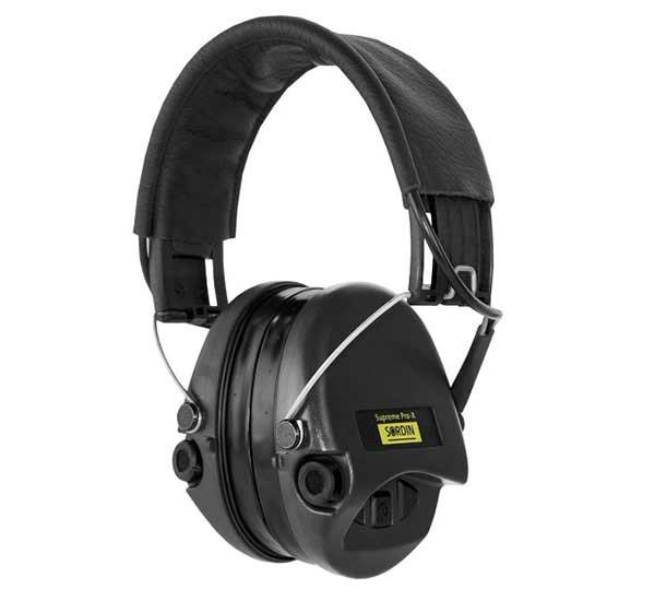 Słuchawki aktywne Sordin Supreme PRO X czarne SOR 75302-X/L-02-G-S-230618
