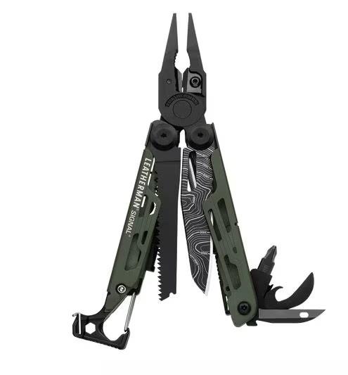 Multitool Leatherman Signal Green Topo seria limitowana 832692-230867