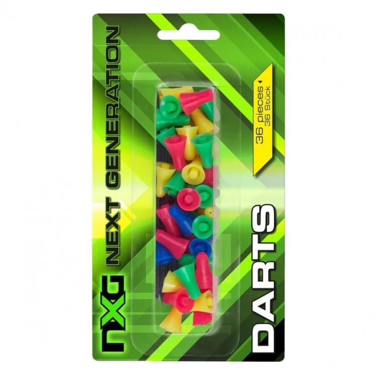 Lotki do dmuchawki NXG Blowgun 36 sztuk kolorowe-230872