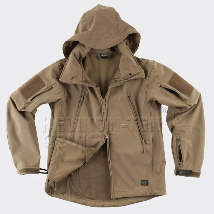 Kurtka GUNFIGHTER Shark Skin Windblocker Helikon Coyote - Wyprzedaż  XXXL (3XL)-109459