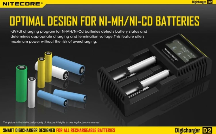 NITECORE Digicharger D2 Ładowarka mikroprocesorowa-204909